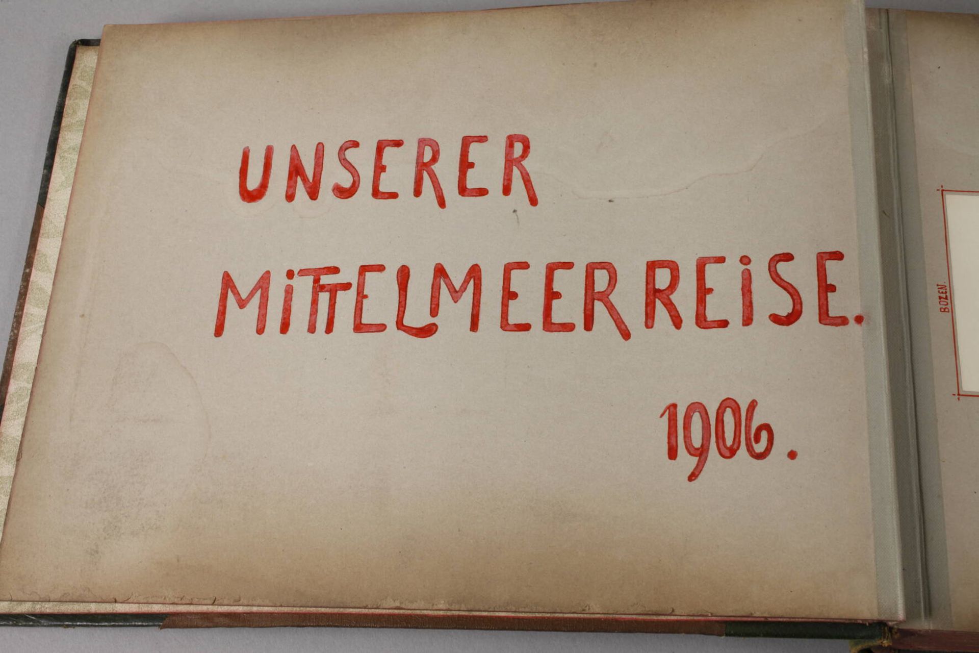 Fotoalbum einer Mittelmeerreise 1906 - Bild 2 aus 9