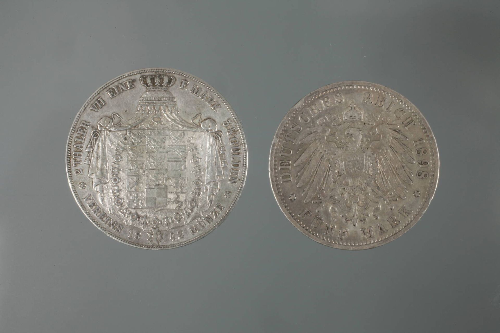 Zwei Münzen Preußen - Image 2 of 3