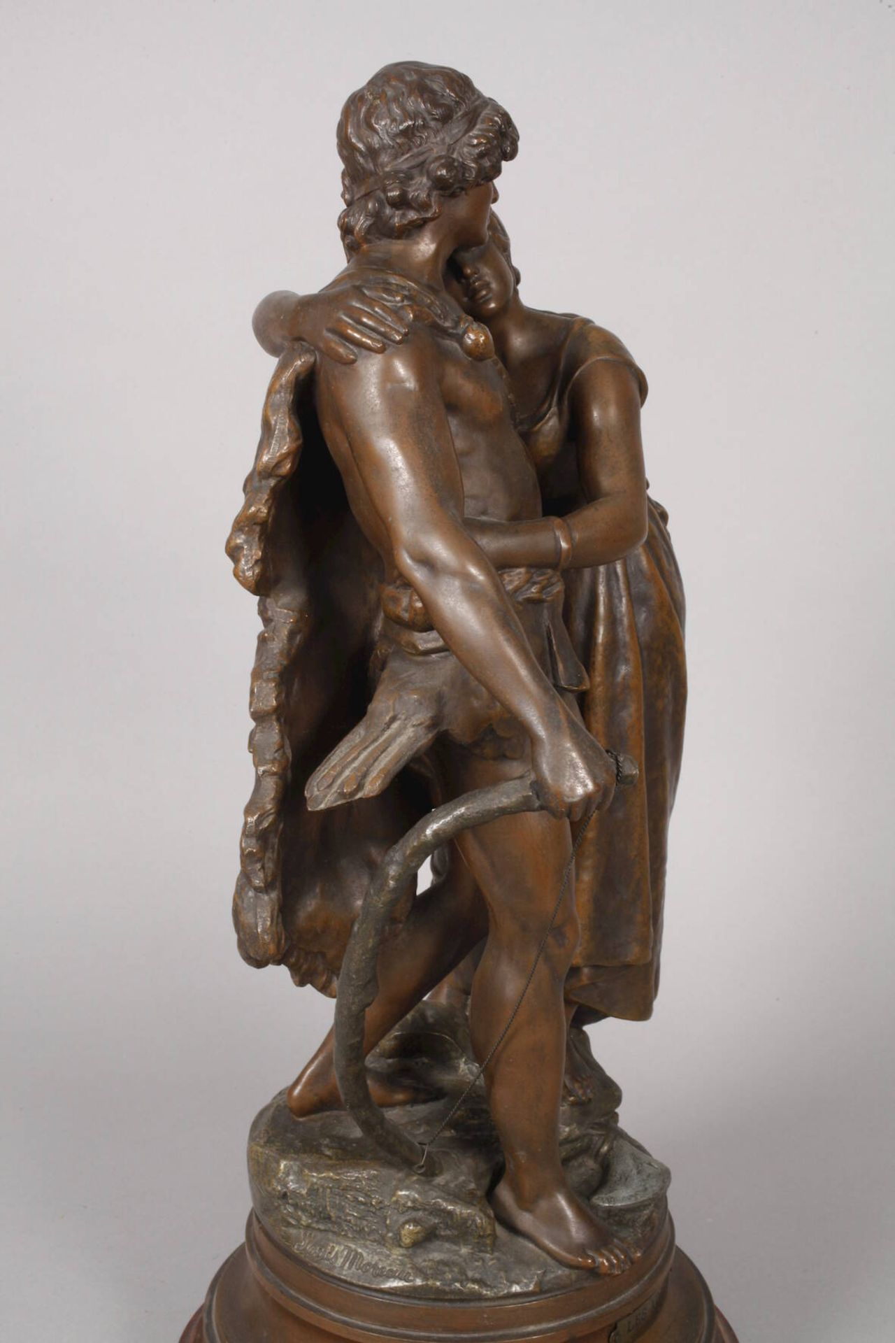 Louis Auguste Moreau, Salonfigur "Les Adieux" - Bild 6 aus 8