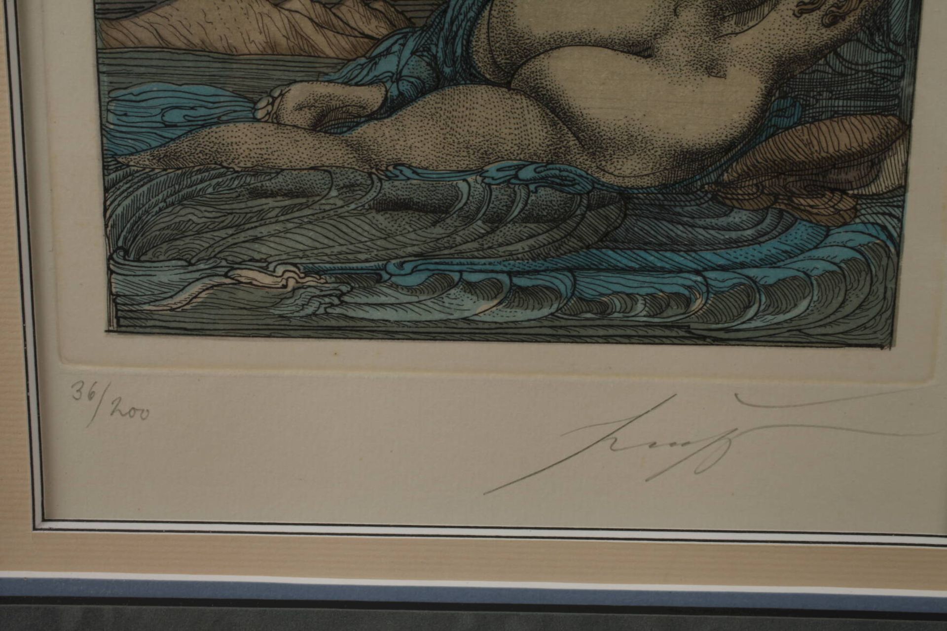 Prof. Ernst Fuchs, Venus und Adler - Bild 3 aus 3