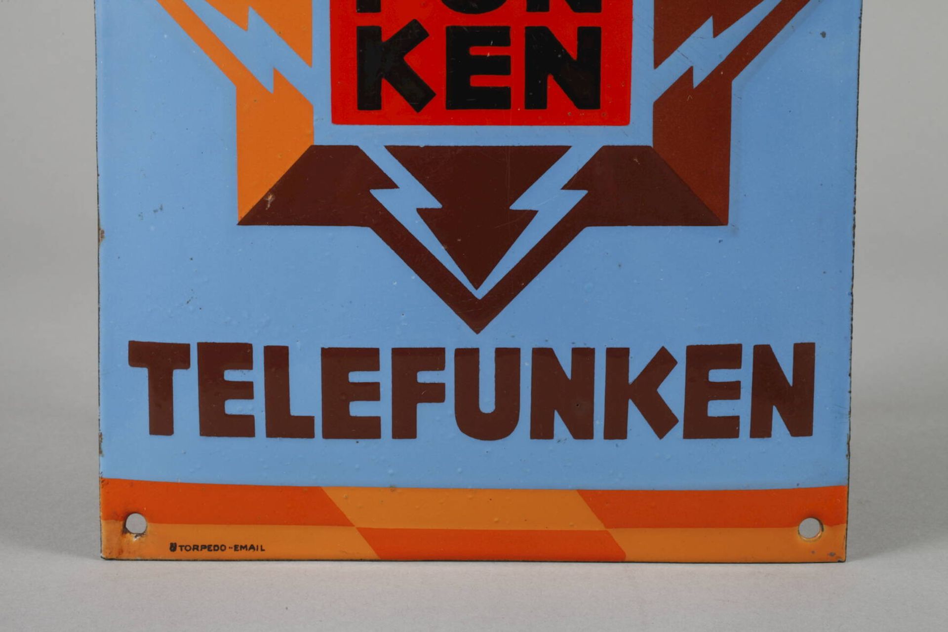 Emailleschild Telefunken - Bild 3 aus 4