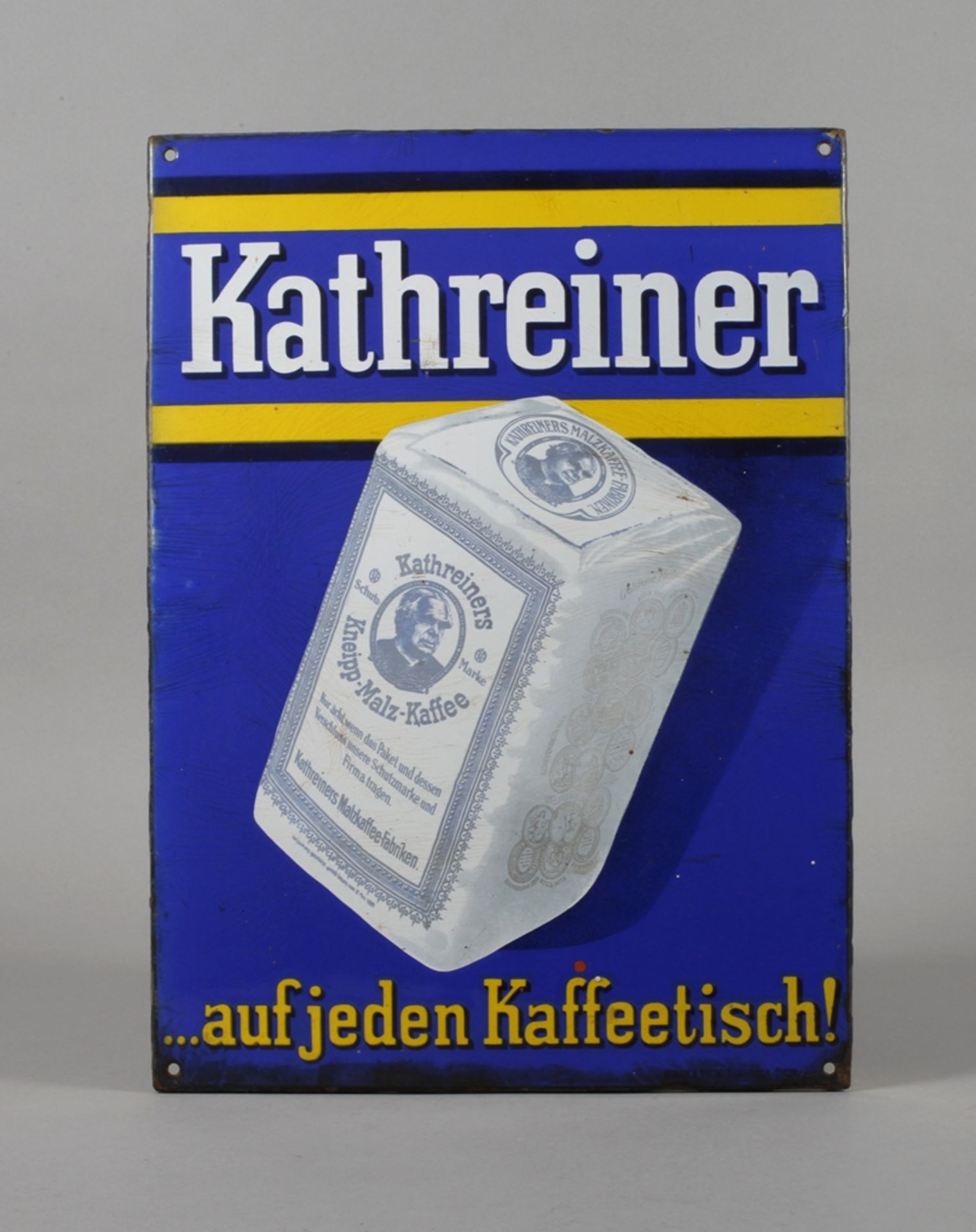 Emailleschild Kathreiner