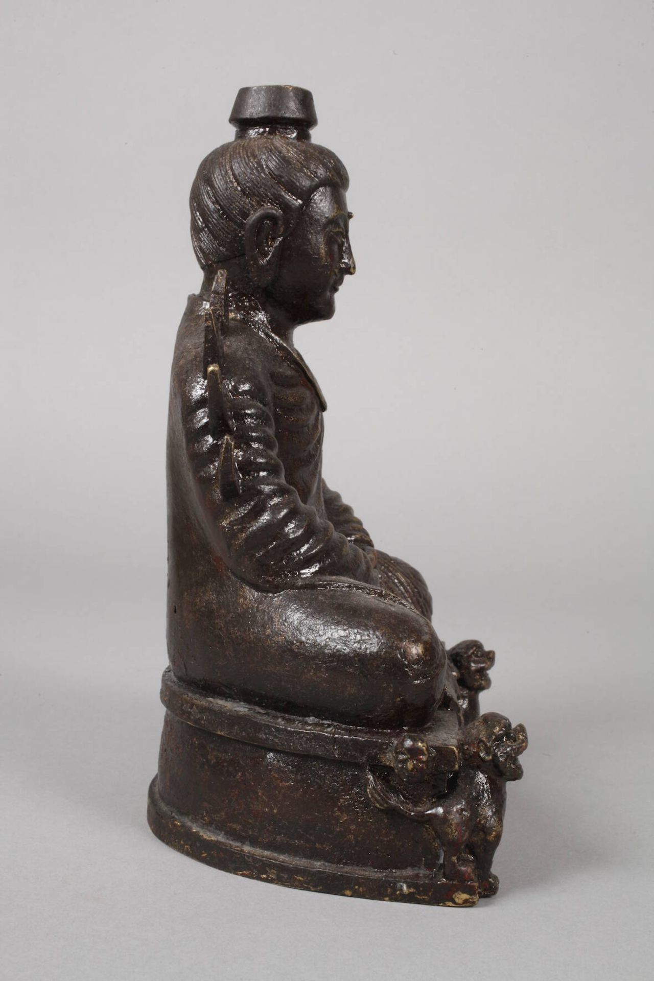 Bodhisattva Bronze - Image 6 of 7