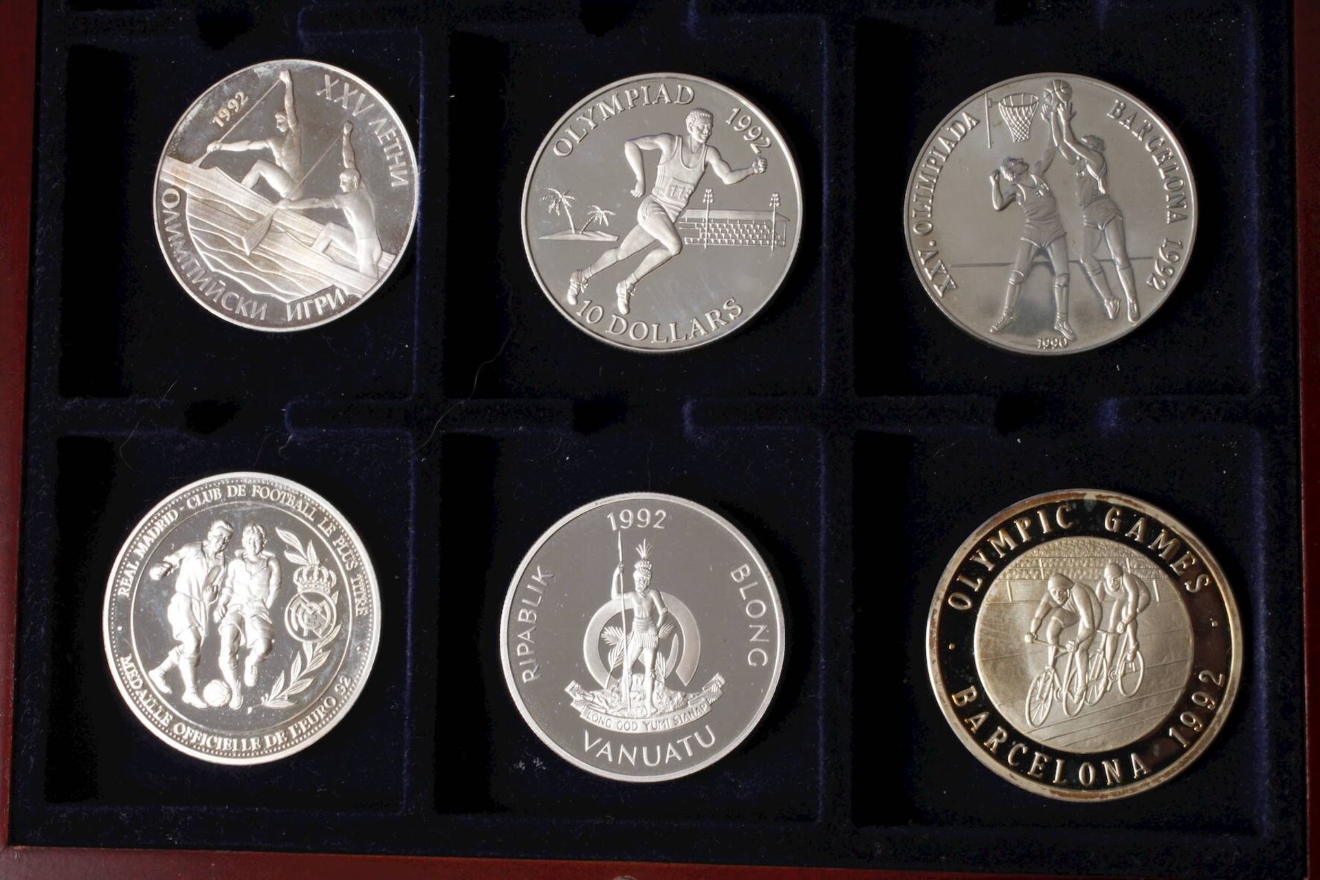 Konvolut Silbermünzen Olympiade 1992 - Bild 2 aus 3