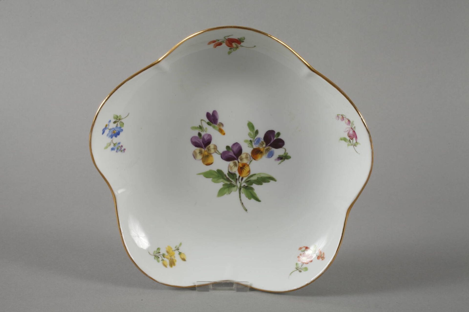 Meissen Konvolut Zierteller Blumenmalerei - Bild 4 aus 5