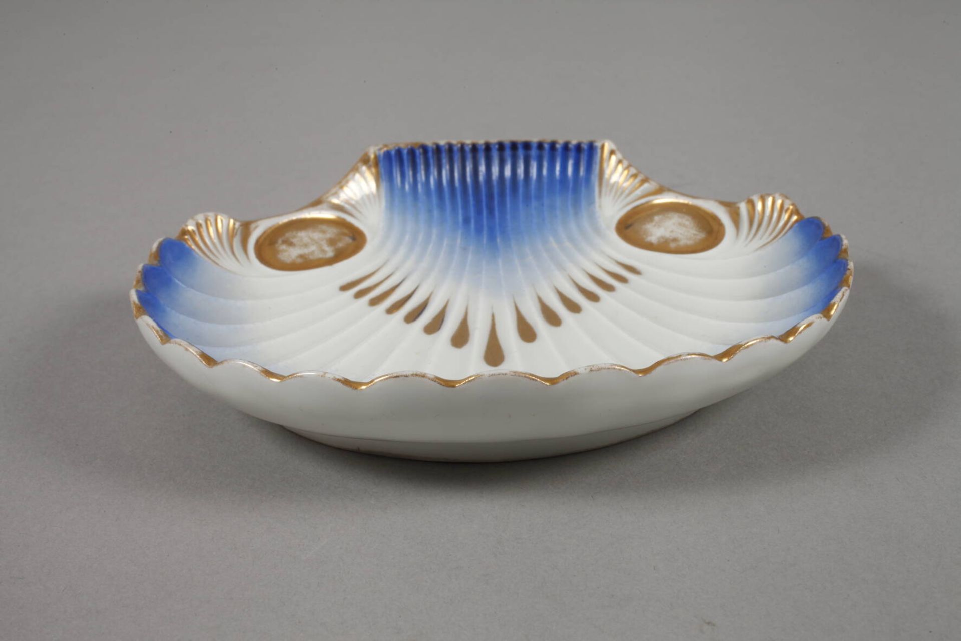 Meissen Muschelschale Biedermeier - Image 2 of 4