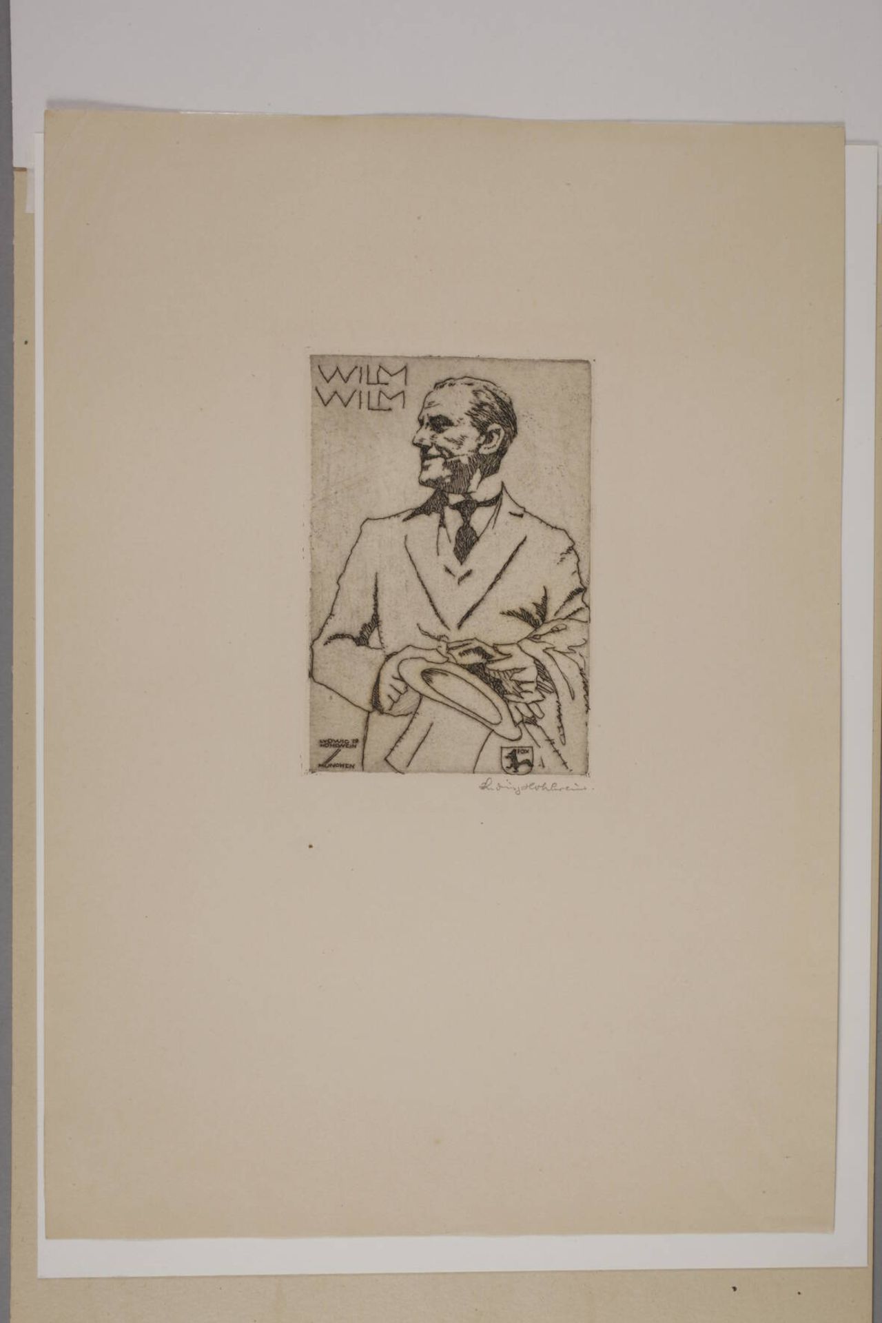 Ludwig Hohlwein, Exlibris Wilhelm Wieninger - Bild 3 aus 4