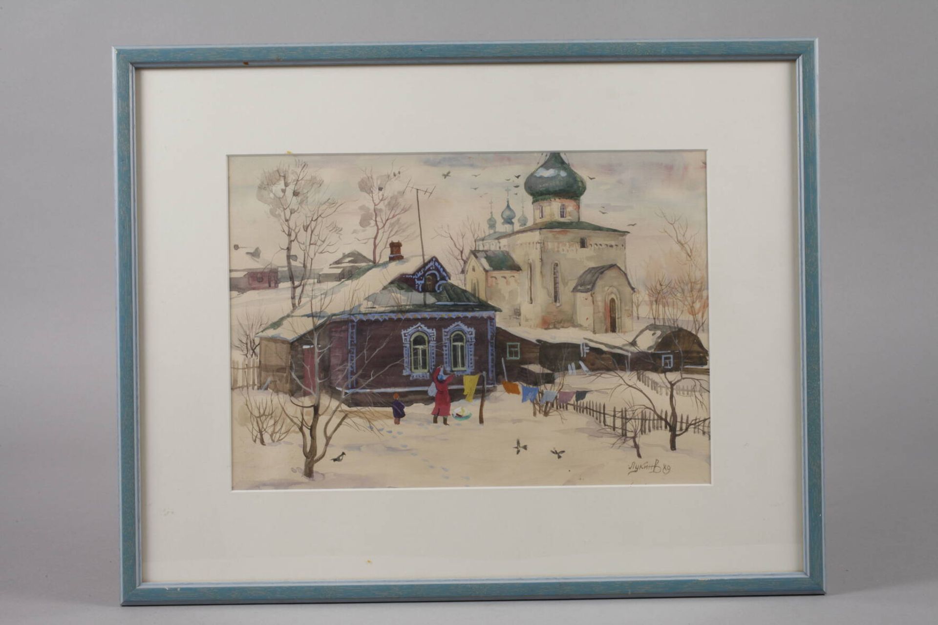 W. Lukin, Winter im russischen Dorf - Bild 2 aus 3