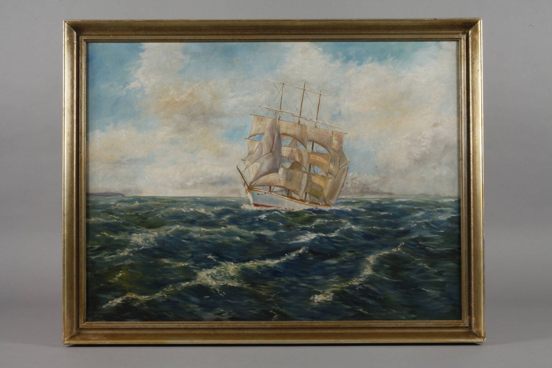 L. Thomsen, Segelschiff auf hoher See - Bild 2 aus 4