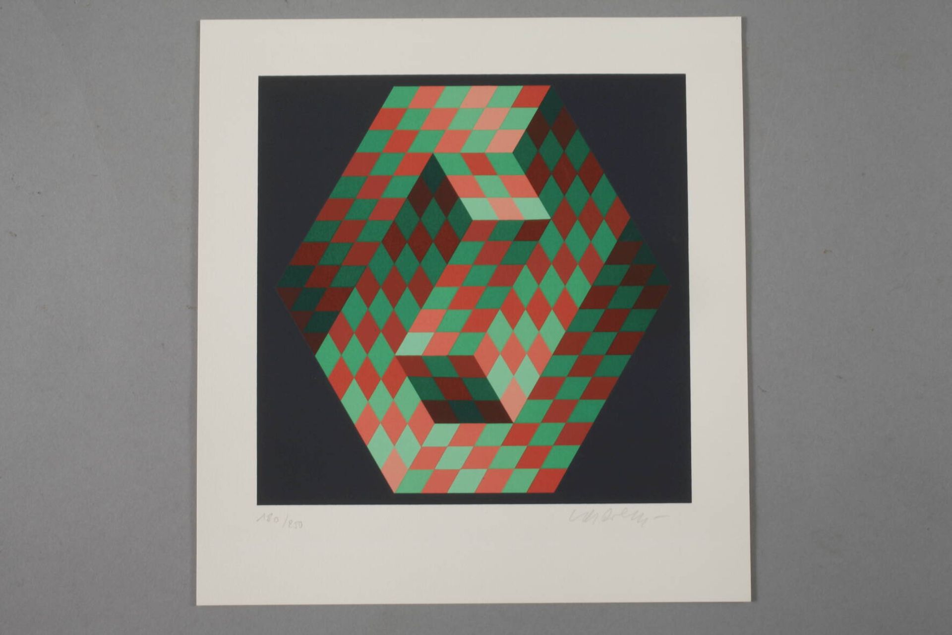 Victor Vasarely, ohne Titel - Bild 2 aus 3