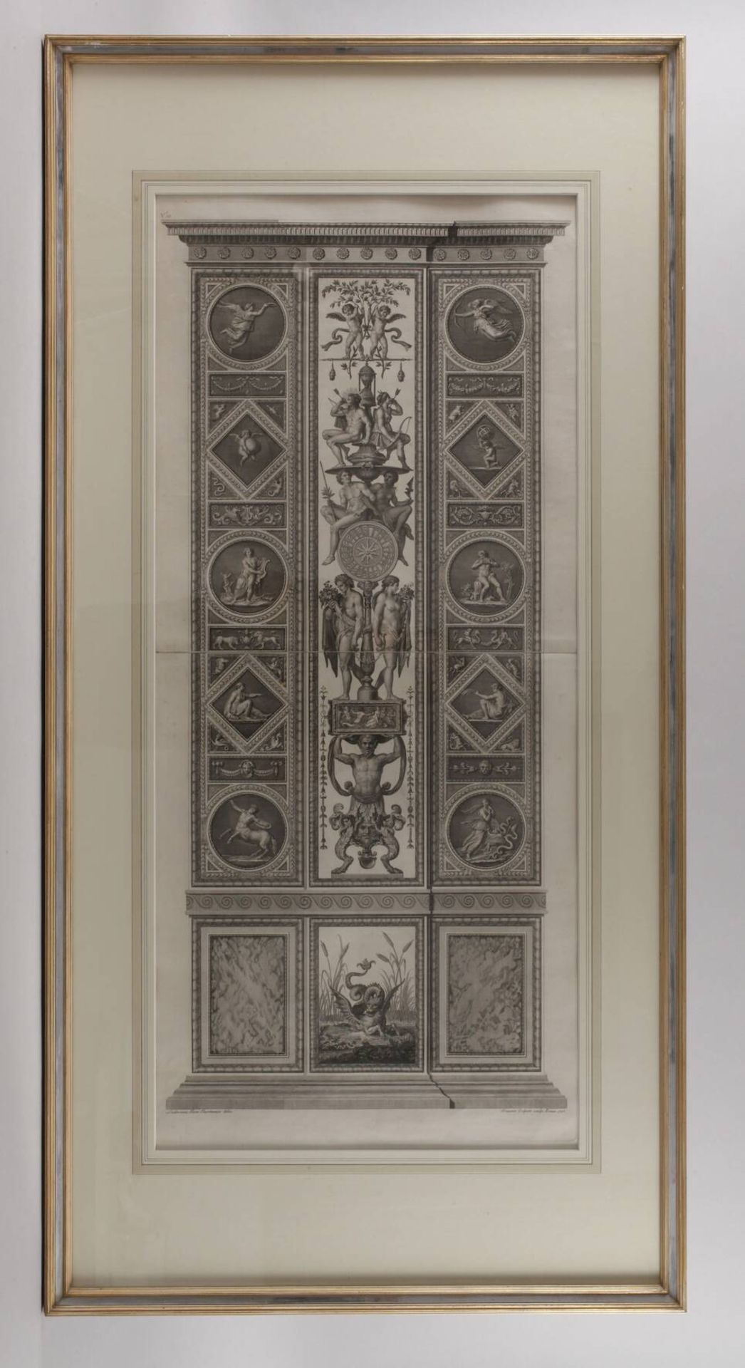 Giovanni Volpato, Pilasterdekoration im Vatikan - Image 2 of 5
