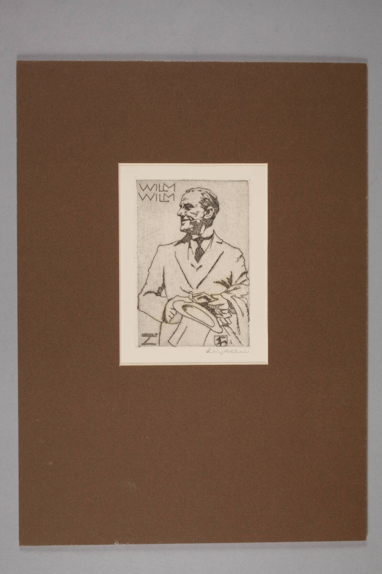Ludwig Hohlwein, Exlibris Wilhelm Wieninger - Bild 4 aus 4