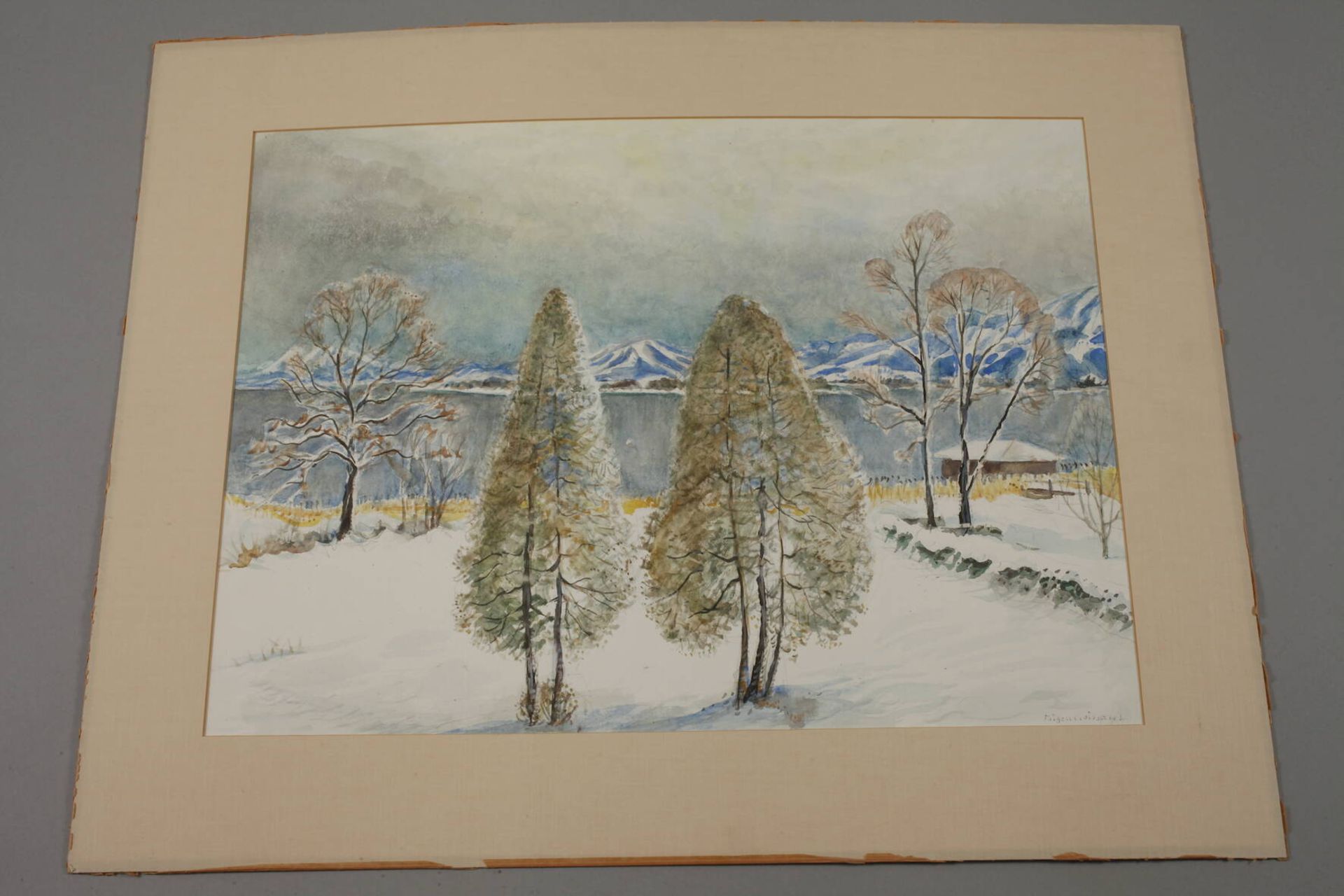 Eugen Croissont, Winterliche Landschaft - Bild 2 aus 3