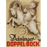 Werbeplakat Deininger Doppelbock