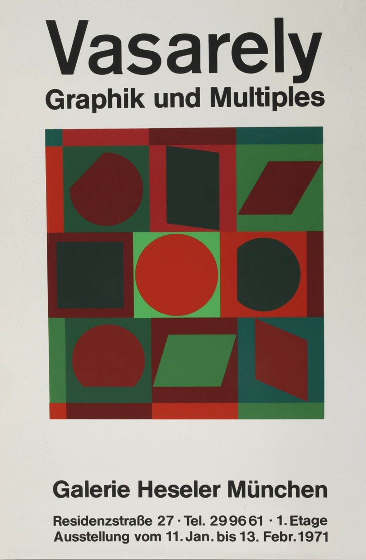 Victor Vasarely, Plakat