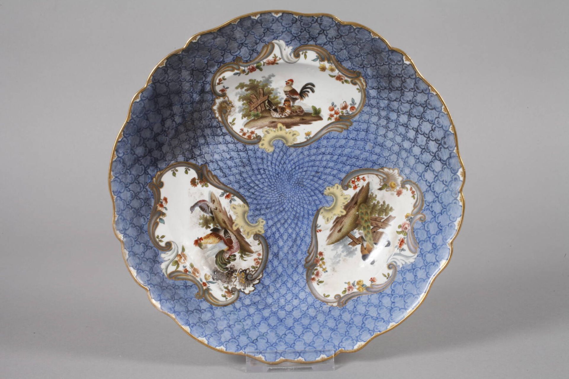 Meissen zwei Zierteller mit Figurenmalerei - Image 4 of 5