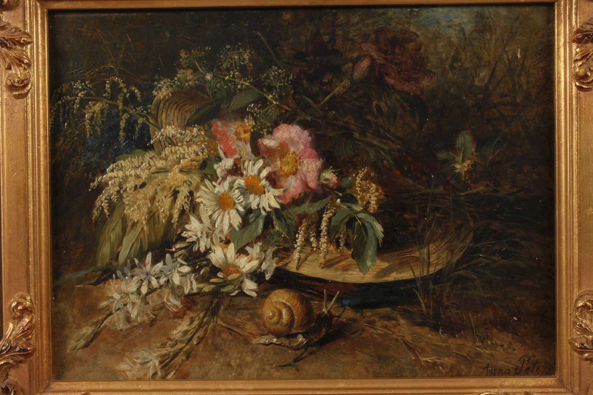 Anna Peters, Wildblumen mit Weinbergschnecke - Bild 2 aus 9