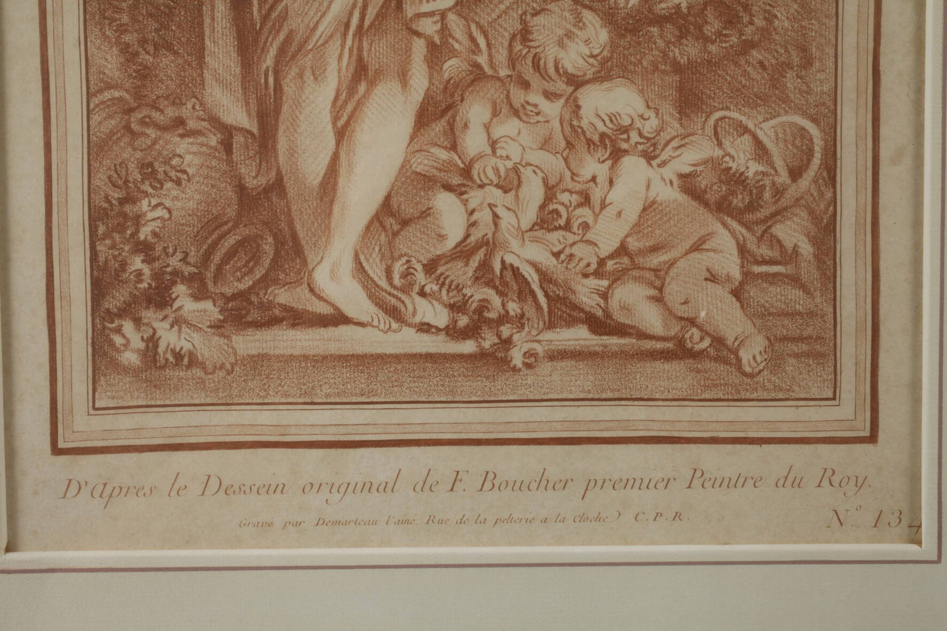 Demarteau, Allegorie auf den Sommer - Image 3 of 4