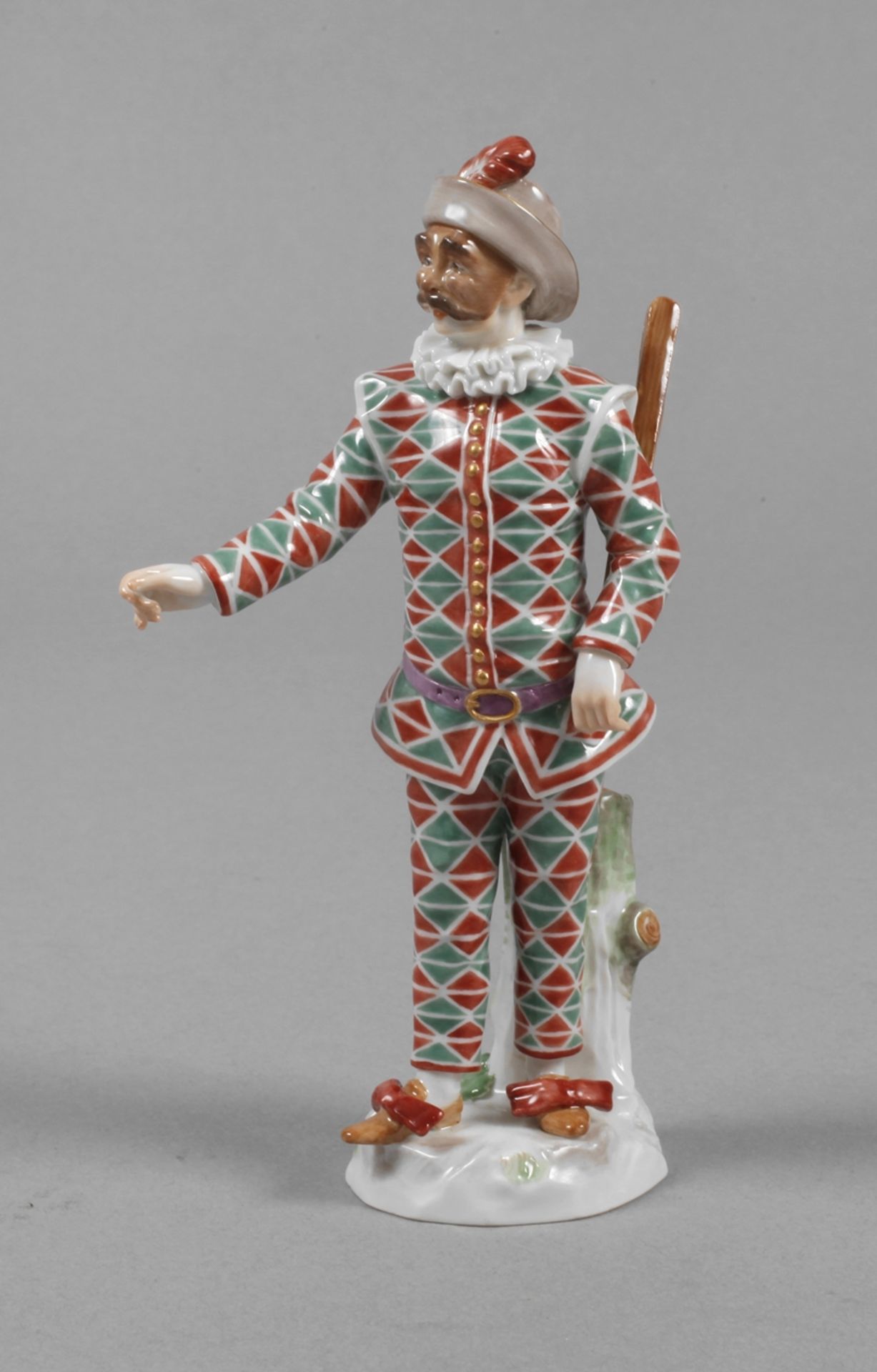 Meissen "Arlecchino" aus der "Commedia dell'Arte"