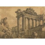 Ruine des Concordiatempels in Rom