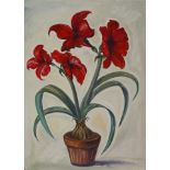 Friedrich Hellmich, Stillleben mit Amaryllis