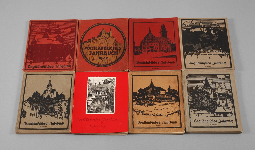 Sammlung Vogtländisches Jahrbuch1.–8. Jahrgang (1922–30), Plauen i. V. bei Franz Neupert GmbH, Form