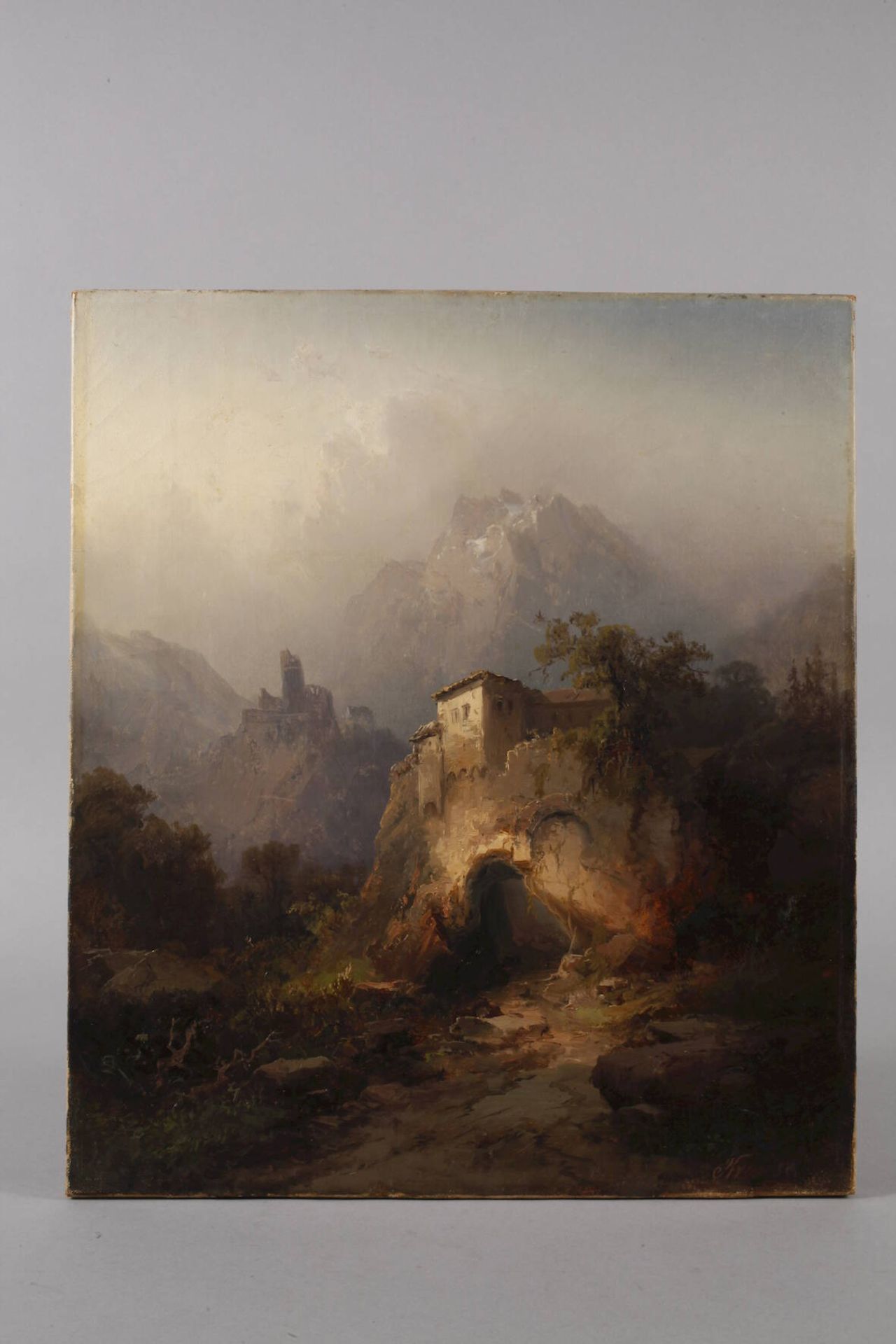 Franz Emil Krause, "Ruine zu Tressburg" - Bild 2 aus 6