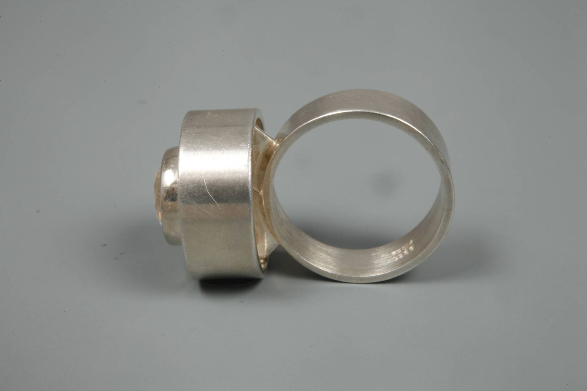 Niels Erik From, Ring Silber mit Bergkristall - Bild 2 aus 4