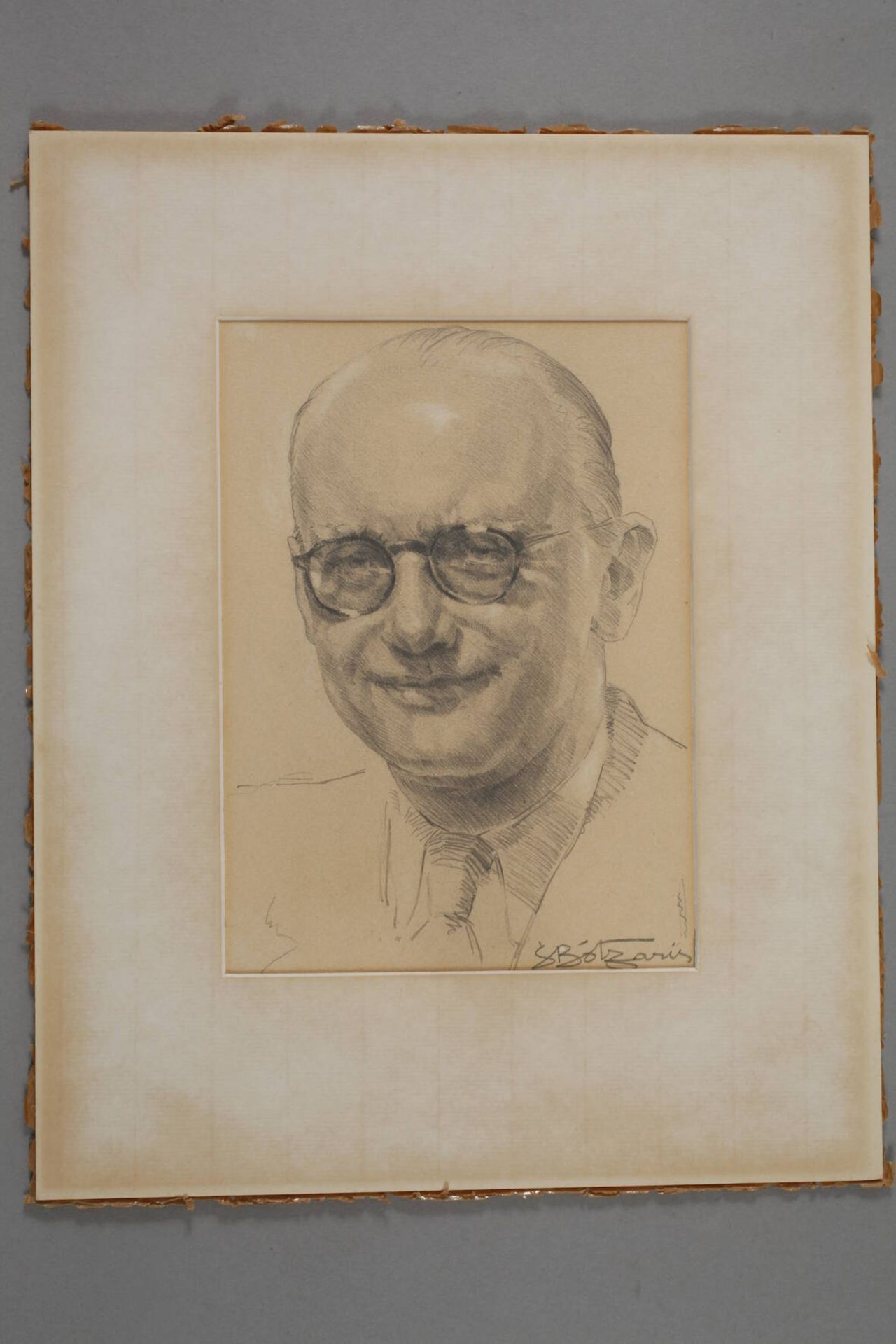 Sava Botzaris, Herrenportrait - Image 2 of 3