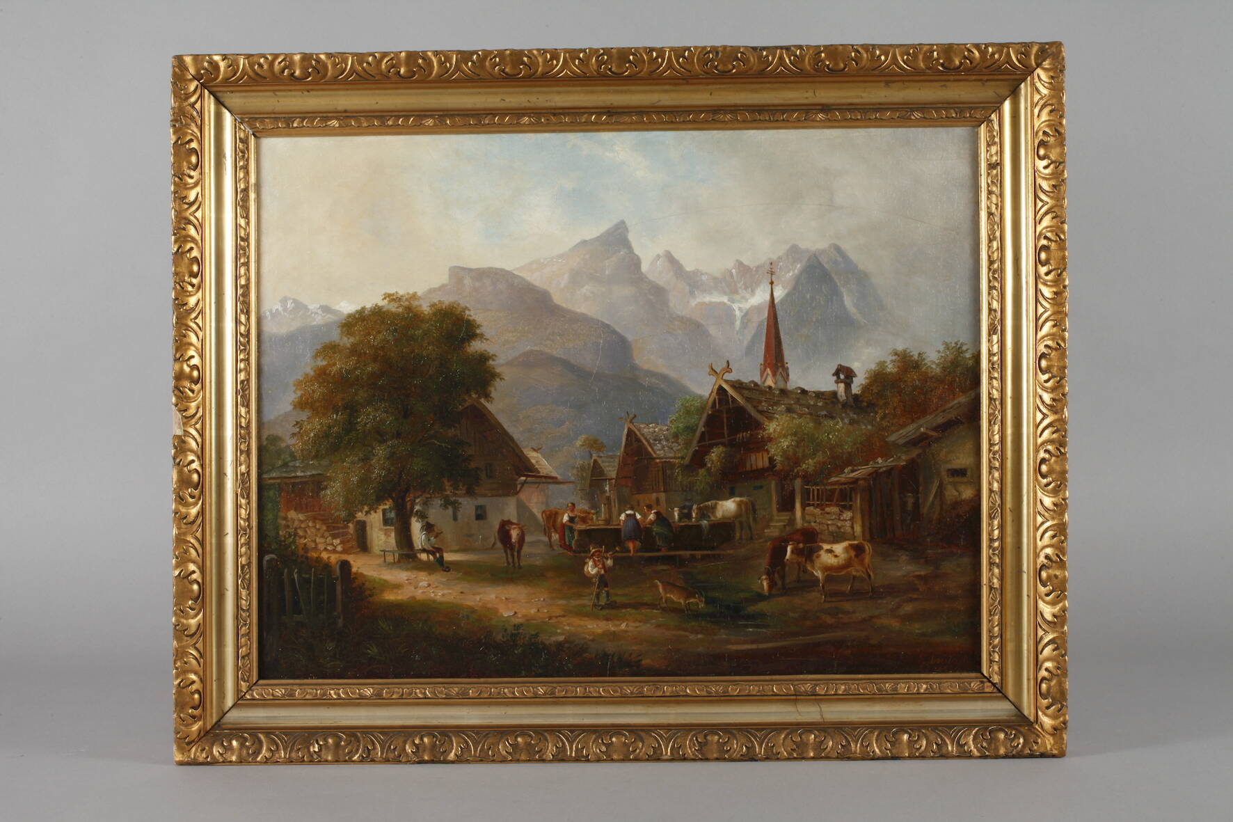 E. Leuteritz, "Die Zugspitze bei Partenkirchen" - Image 6 of 7