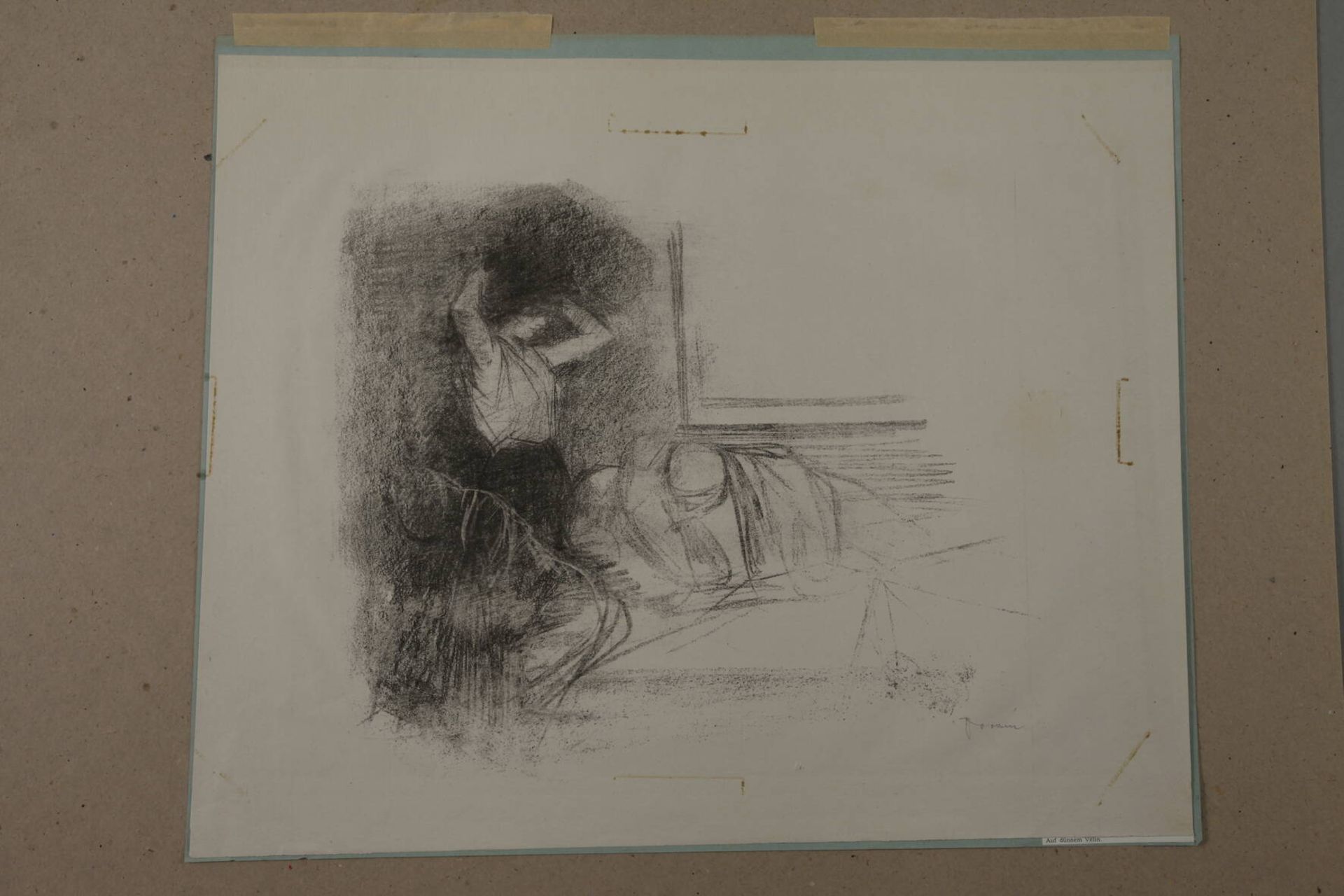 Jean-Louis Forain, Zeichnung und 2 Lithographien - Bild 4 aus 4