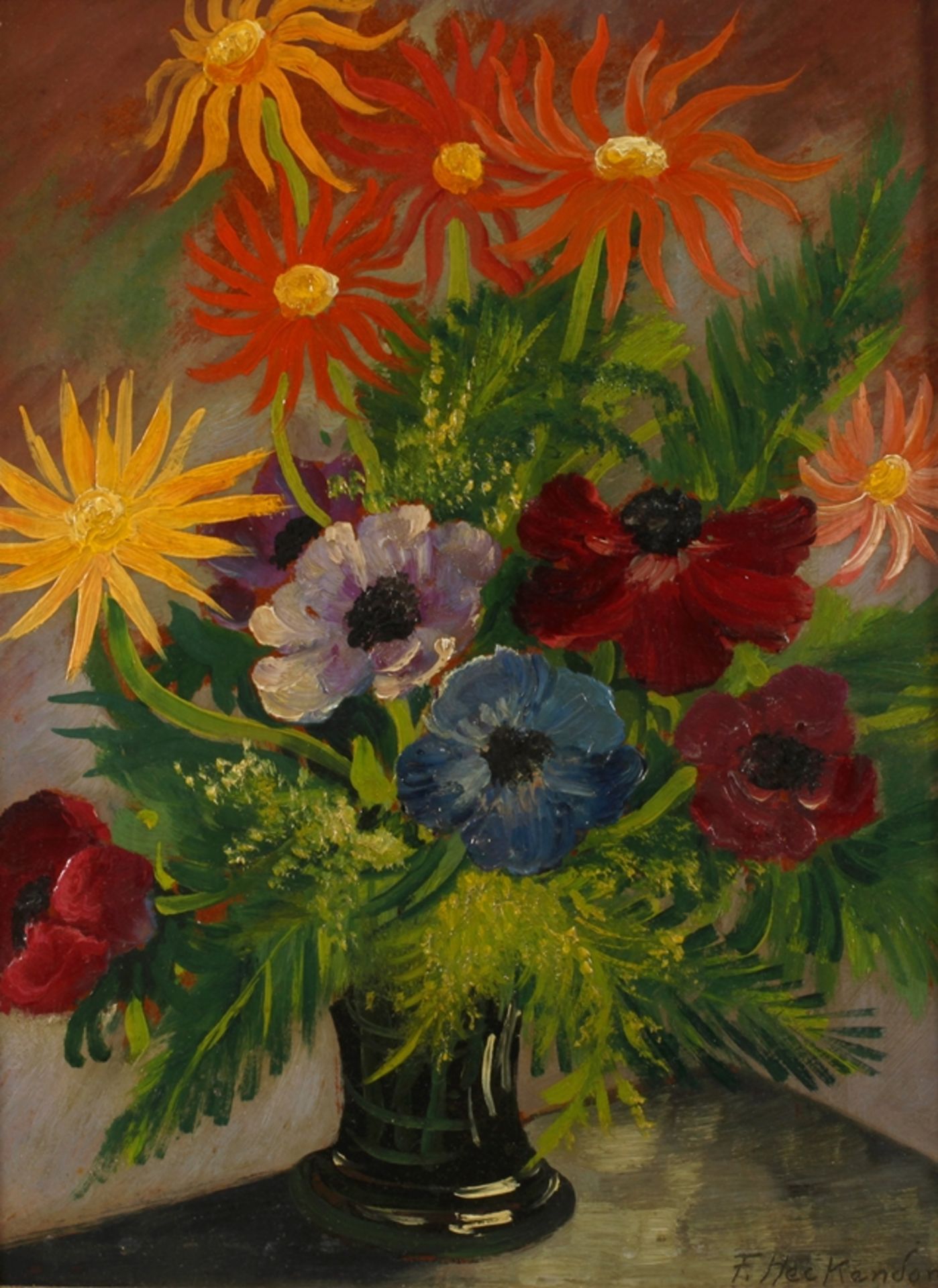 Franz Heckendorf, attr., Sommerblumen
