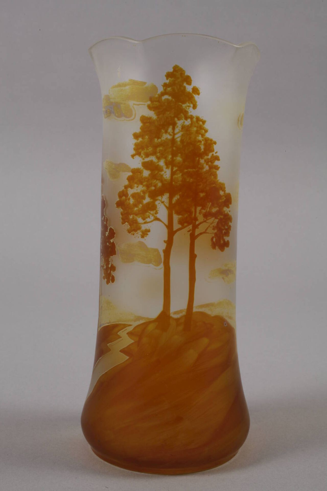 Beyermann & Co. Vase Reduktionsmalerei - Bild 2 aus 5