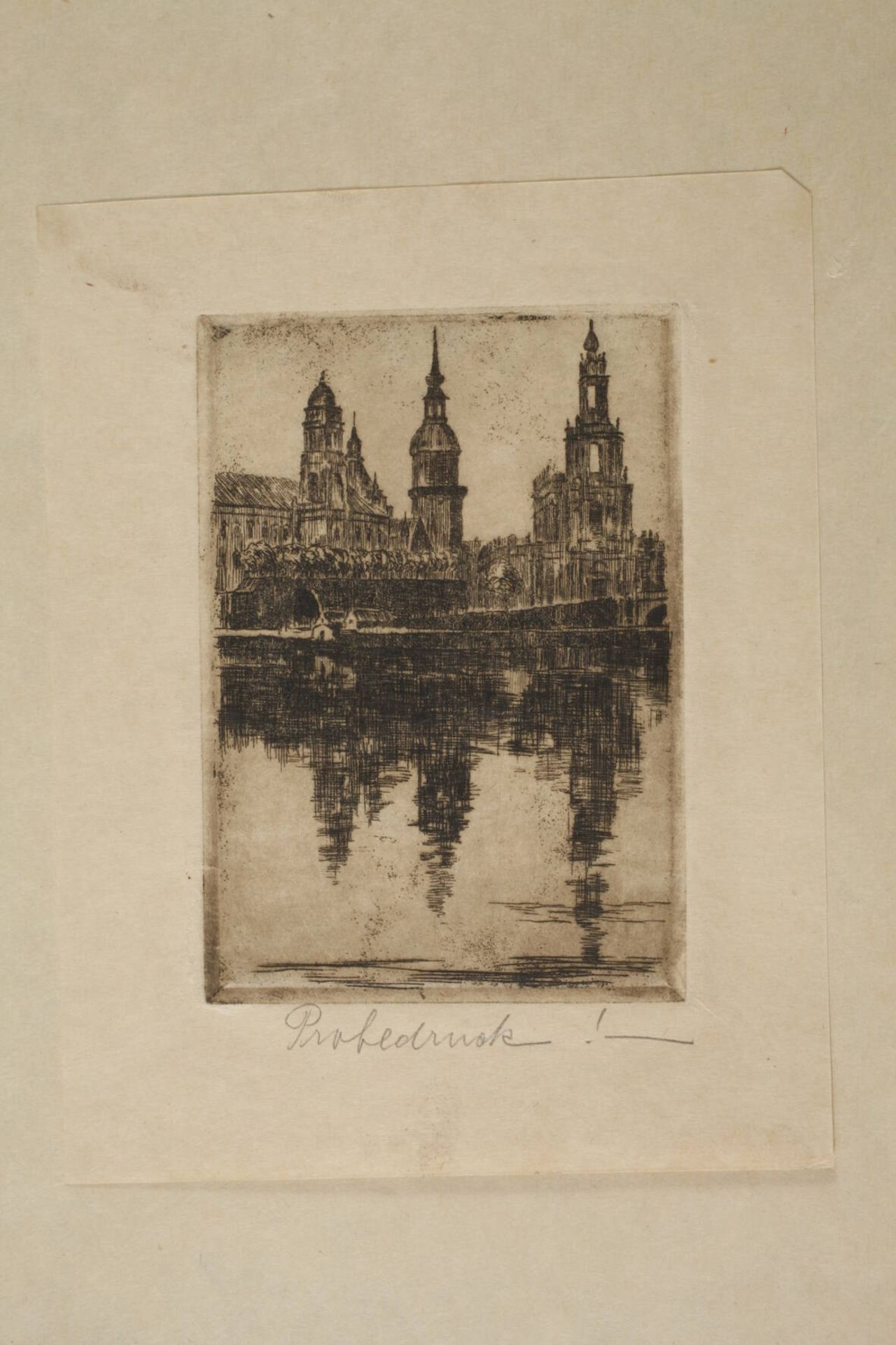 Minni Herzing, Blick über die Elbe in Dresden - Image 2 of 3