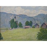 Carl Wittek, "Ramsach Kirch´l bei Murnau"