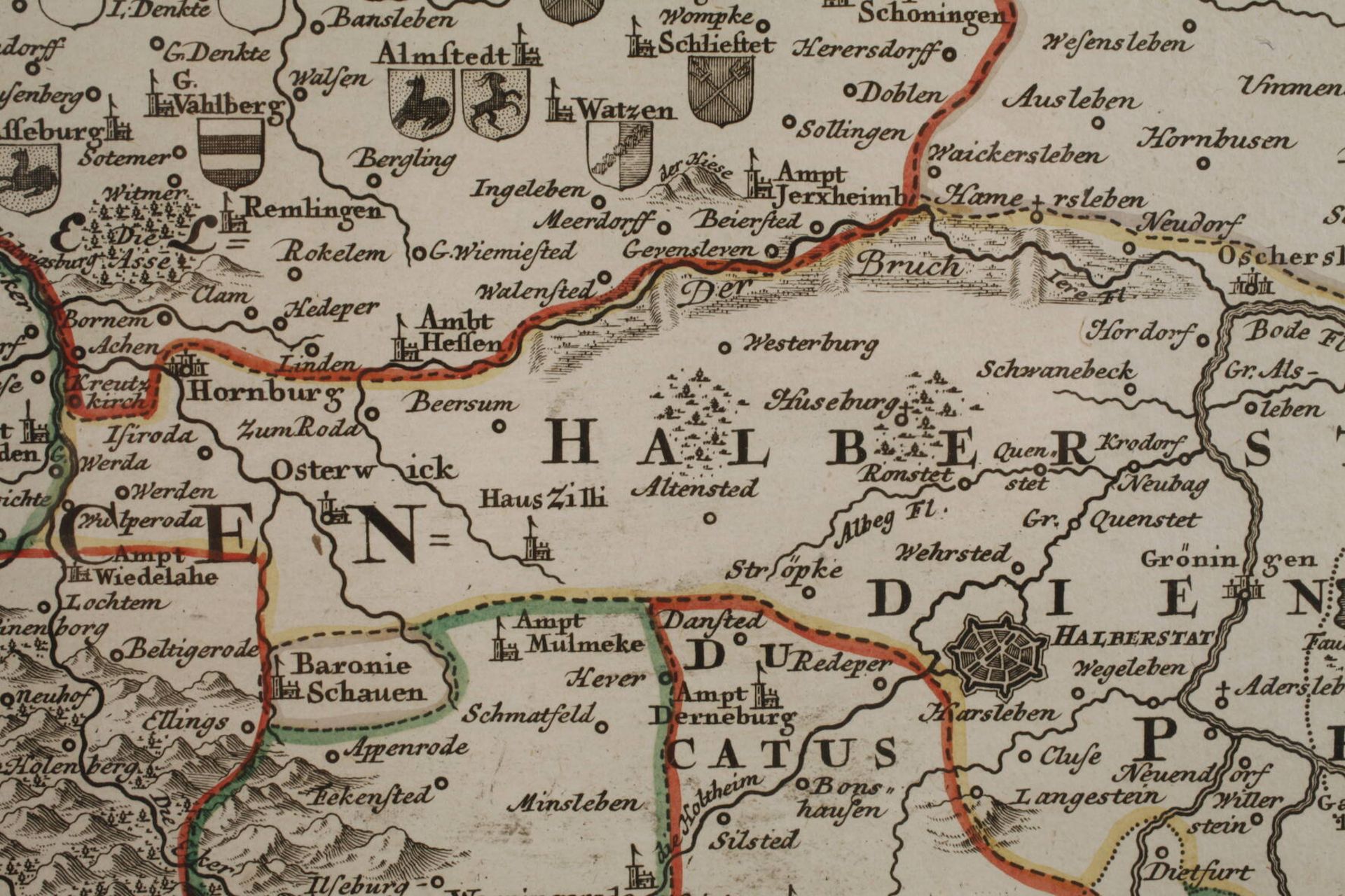 Johann Baptist Homann, Karte Braunschweig - Bild 4 aus 4