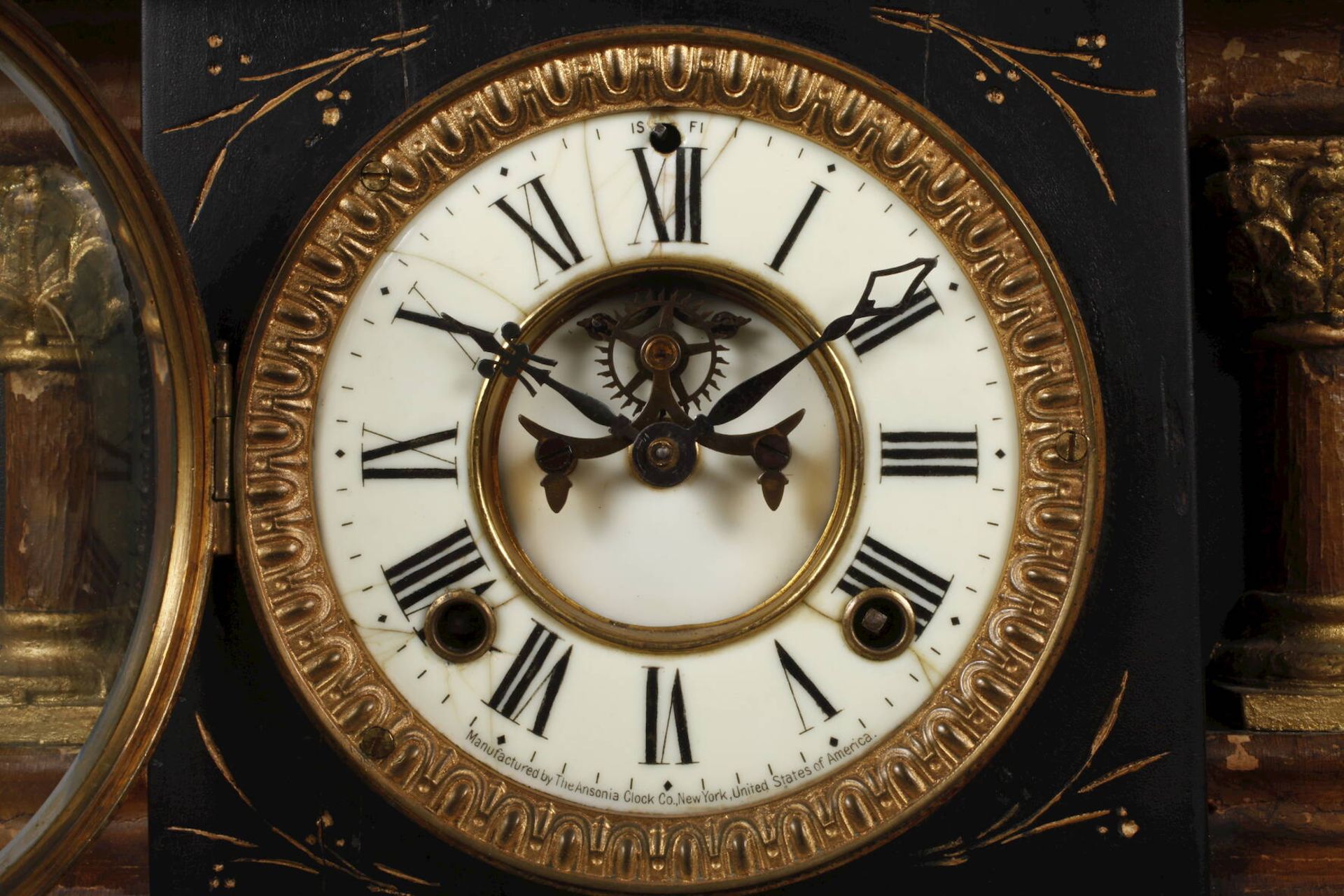 Kaminuhr Ansonia Clock New York - Image 2 of 7