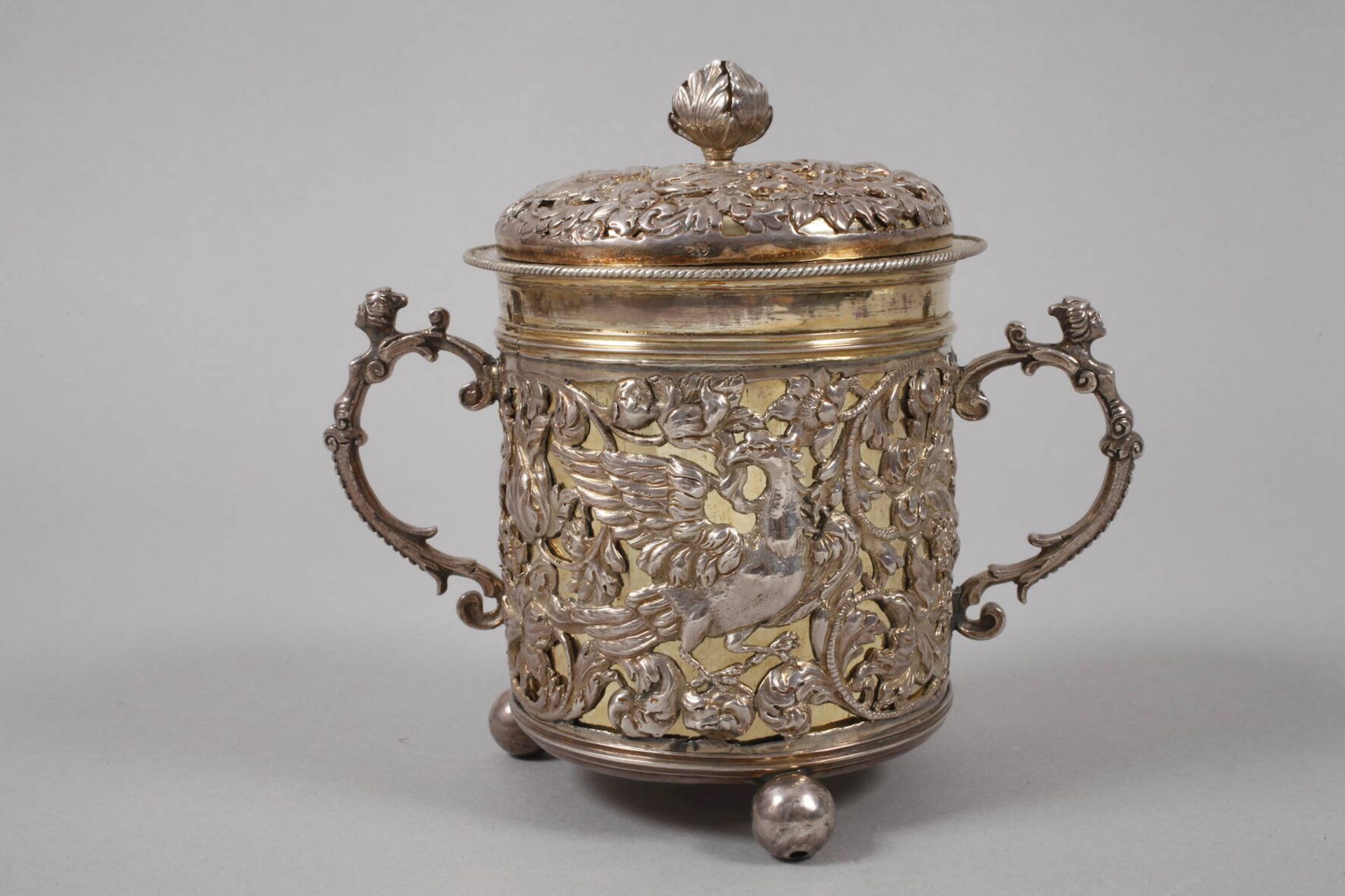 Bedeutender Londoner Two-Handled Cup Charles II. - Image 4 of 22