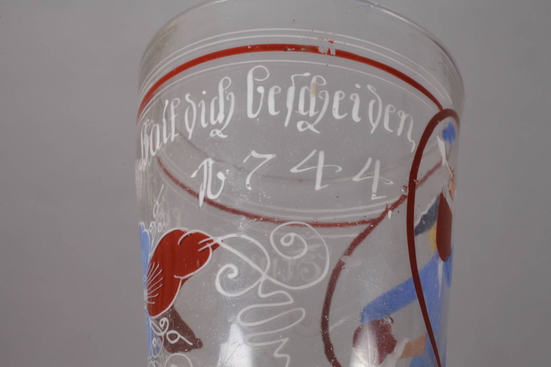 Barockes Spruchglas - Bild 4 aus 5