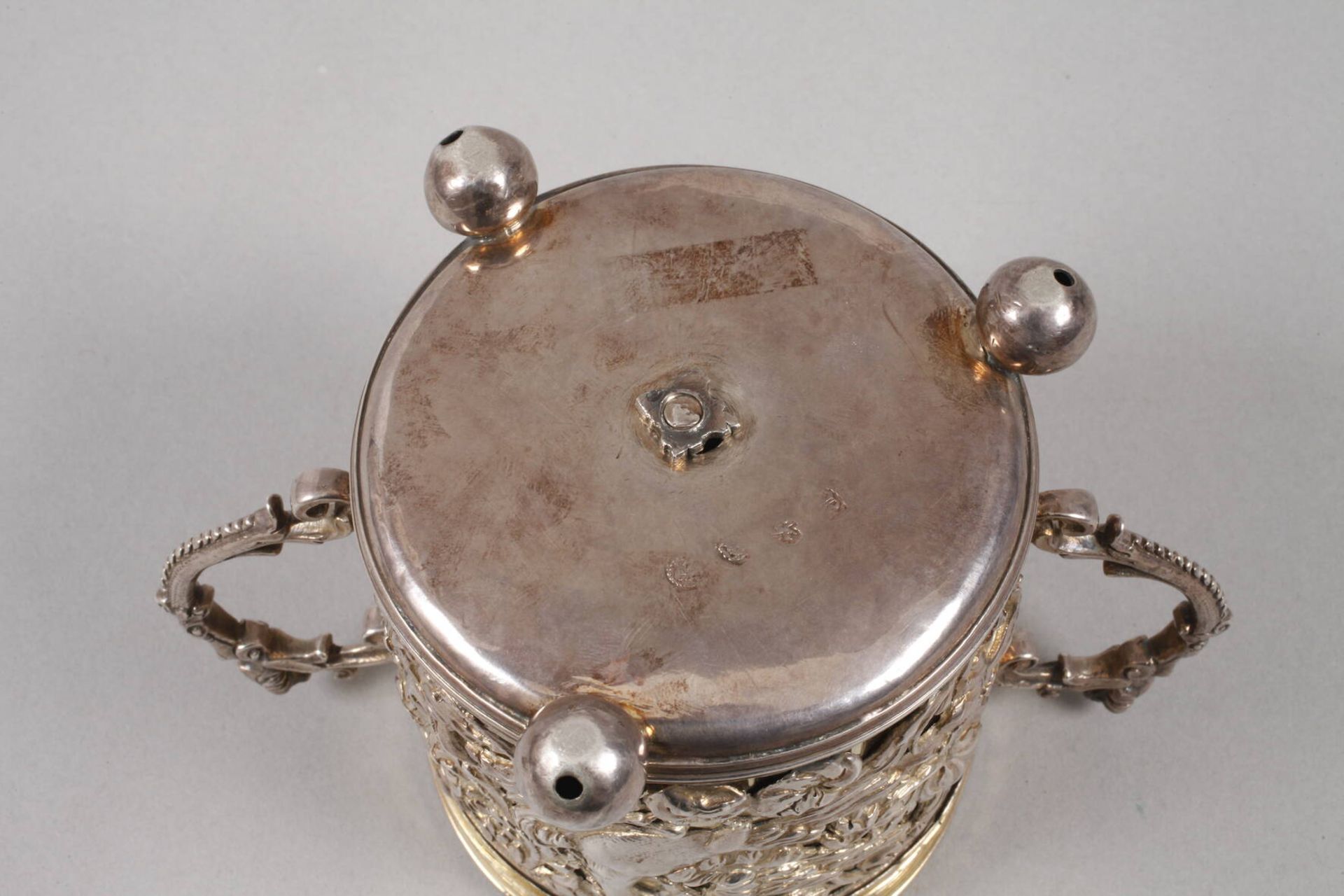 Bedeutender Londoner Two-Handled Cup Charles II. - Image 7 of 22