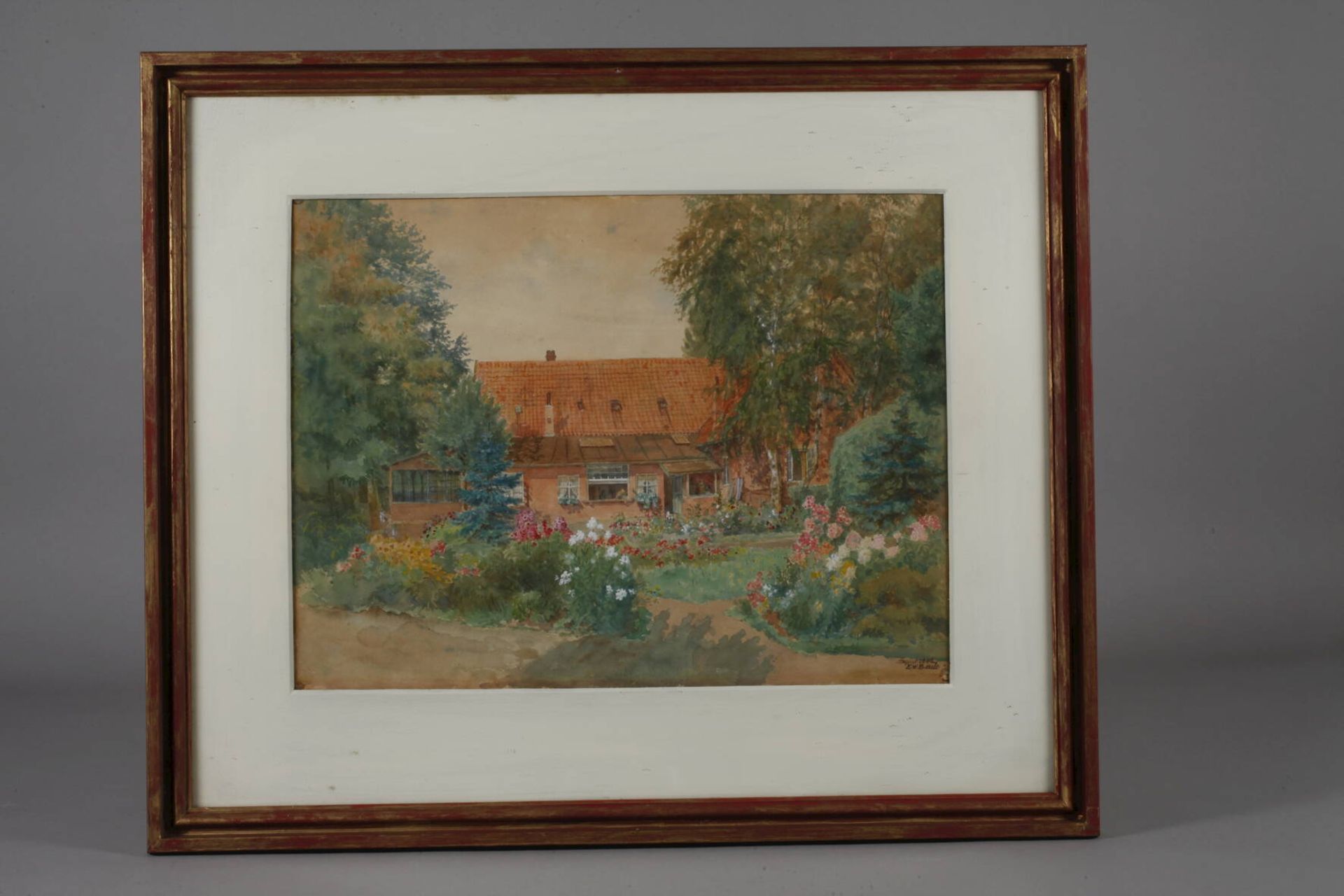 Emil Werner Baule, Sommerlicher Garten - Bild 2 aus 4