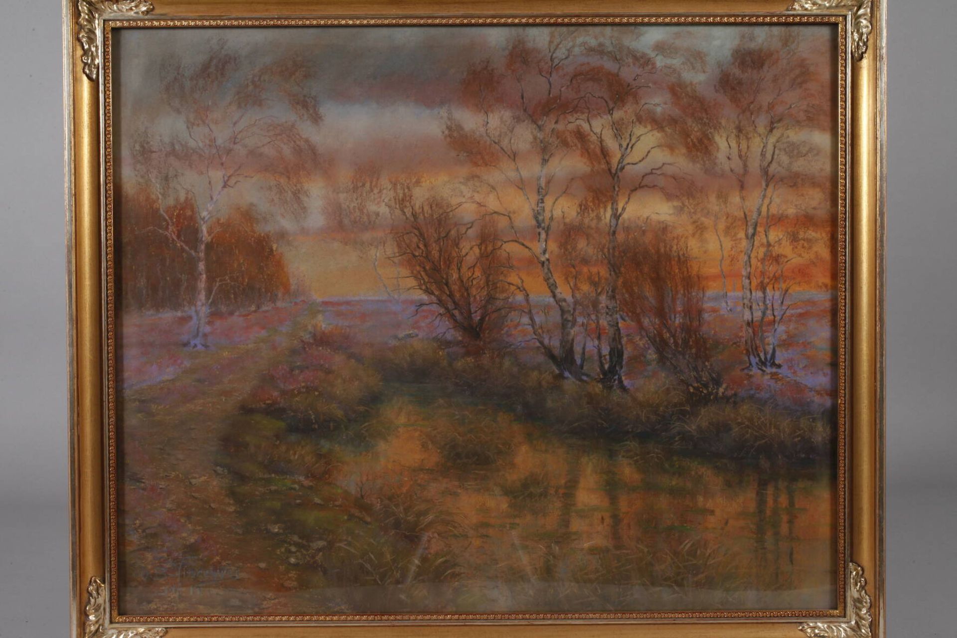 Charles Baillon-Vincennes, Herbst in der Heide - Bild 2 aus 5