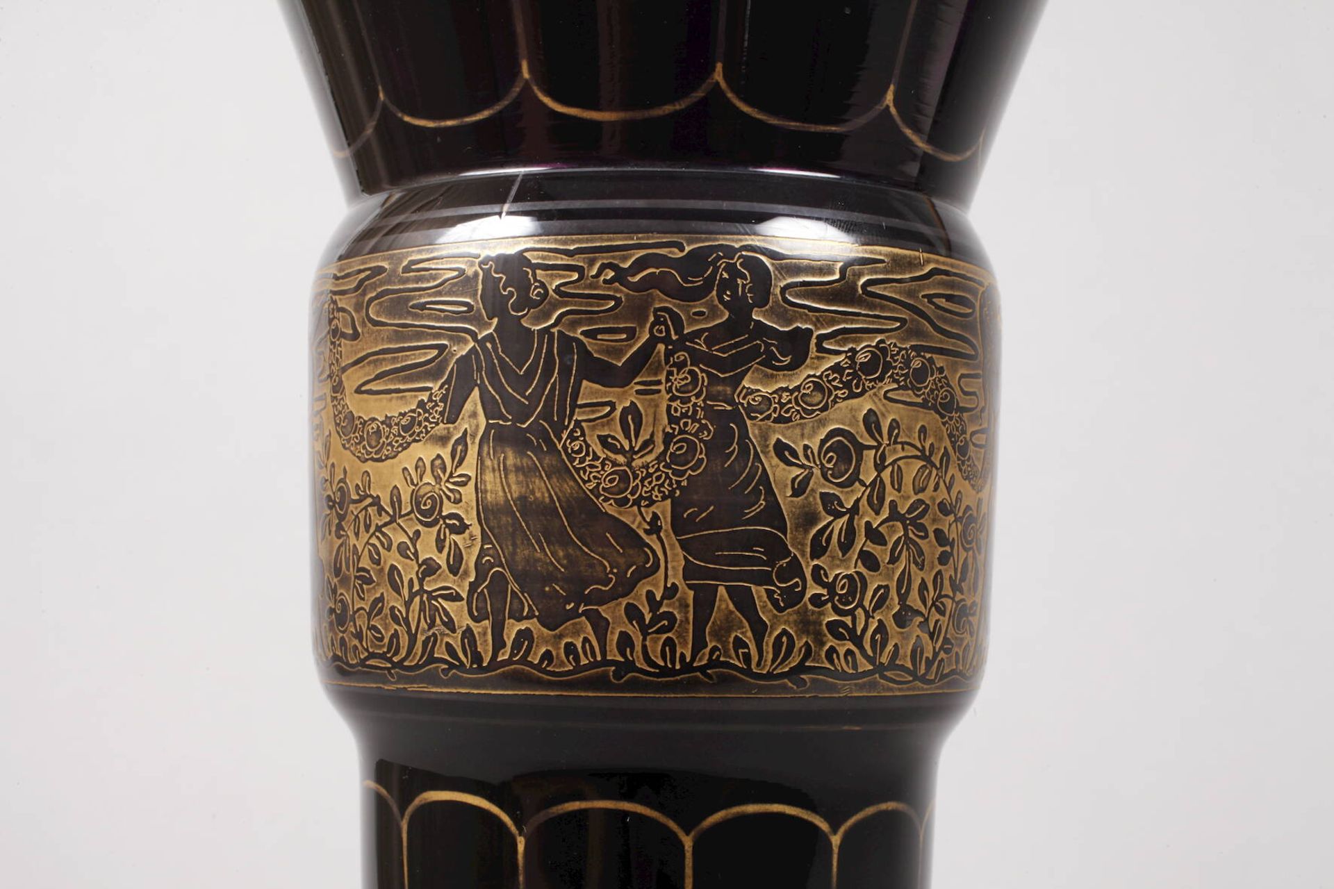 Große Vase mit geätztem Fries - Image 4 of 5