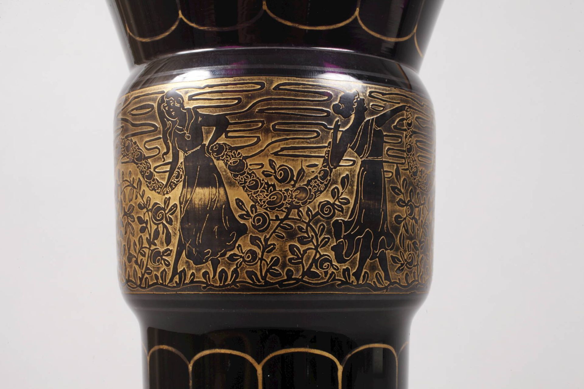 Große Vase mit geätztem Fries - Image 5 of 5