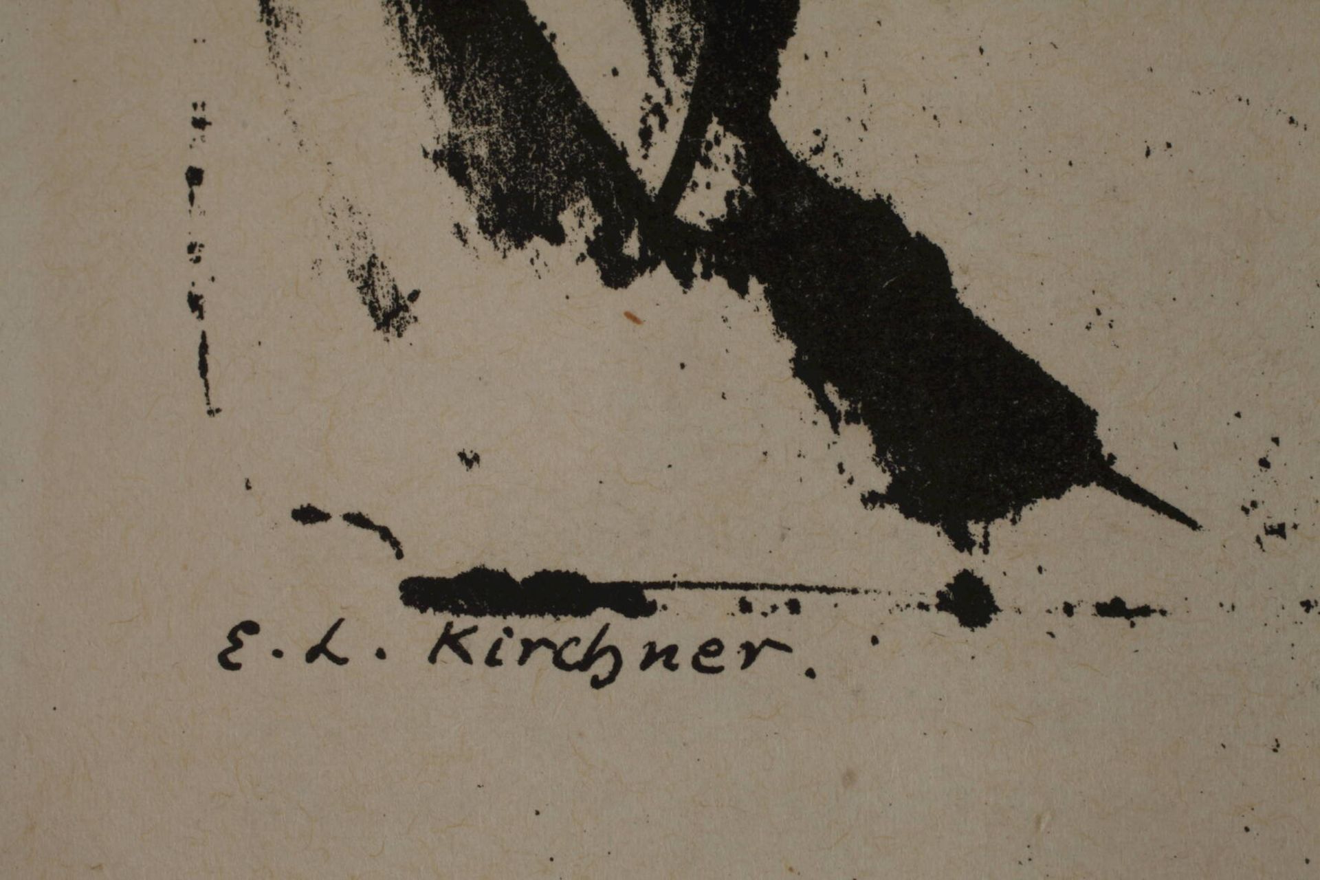 Ernst Ludwig Kirchner, "Auf dem Kasernenhof" - Image 3 of 6