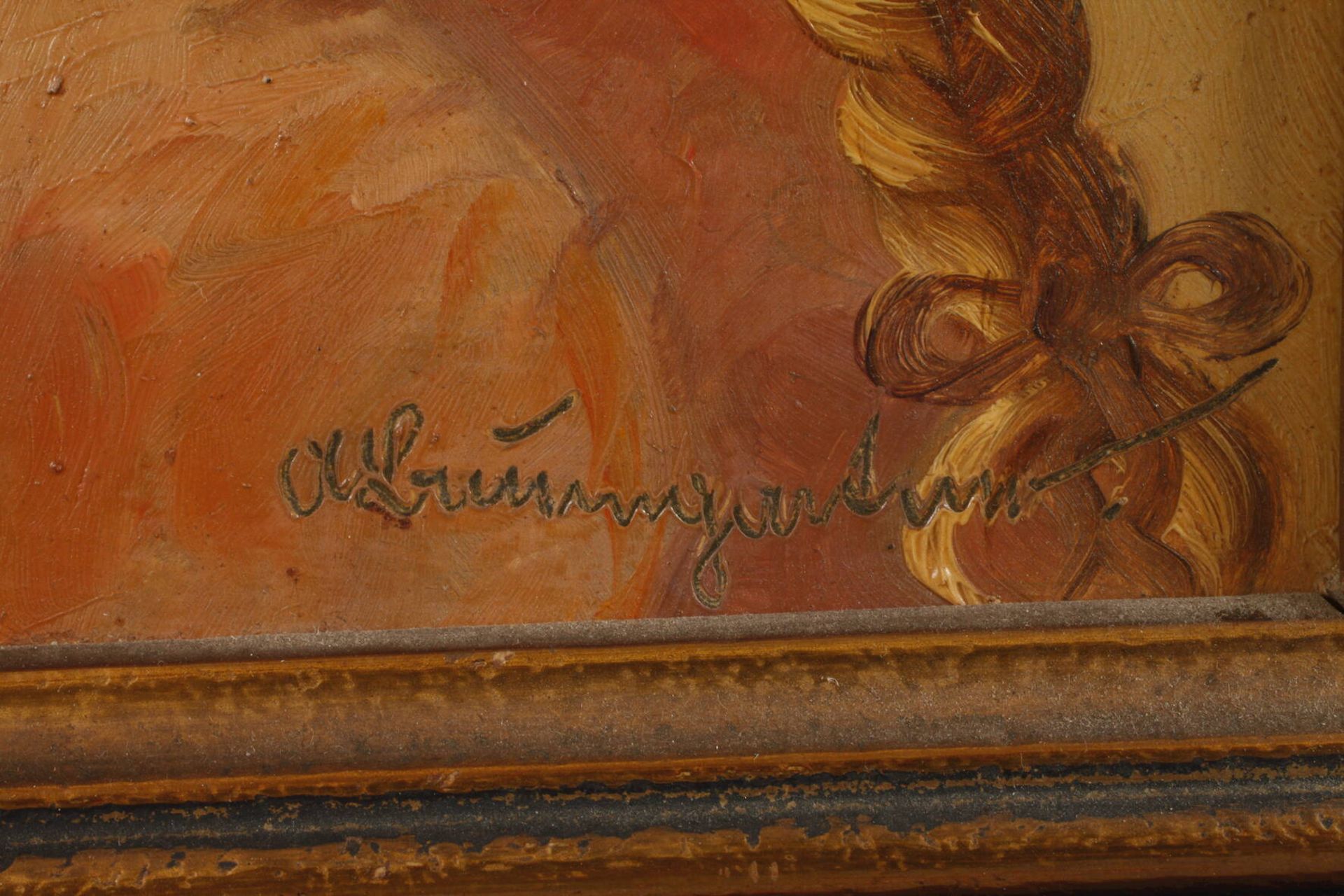 August Baumgartner, Mädchenportrait - Image 3 of 4