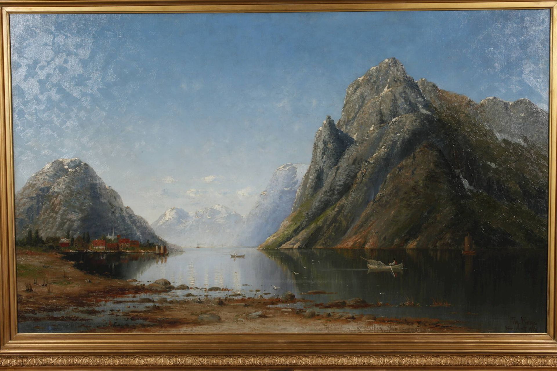 Therese Fuchs, Norwegische Fjordlandschaft - Image 2 of 8