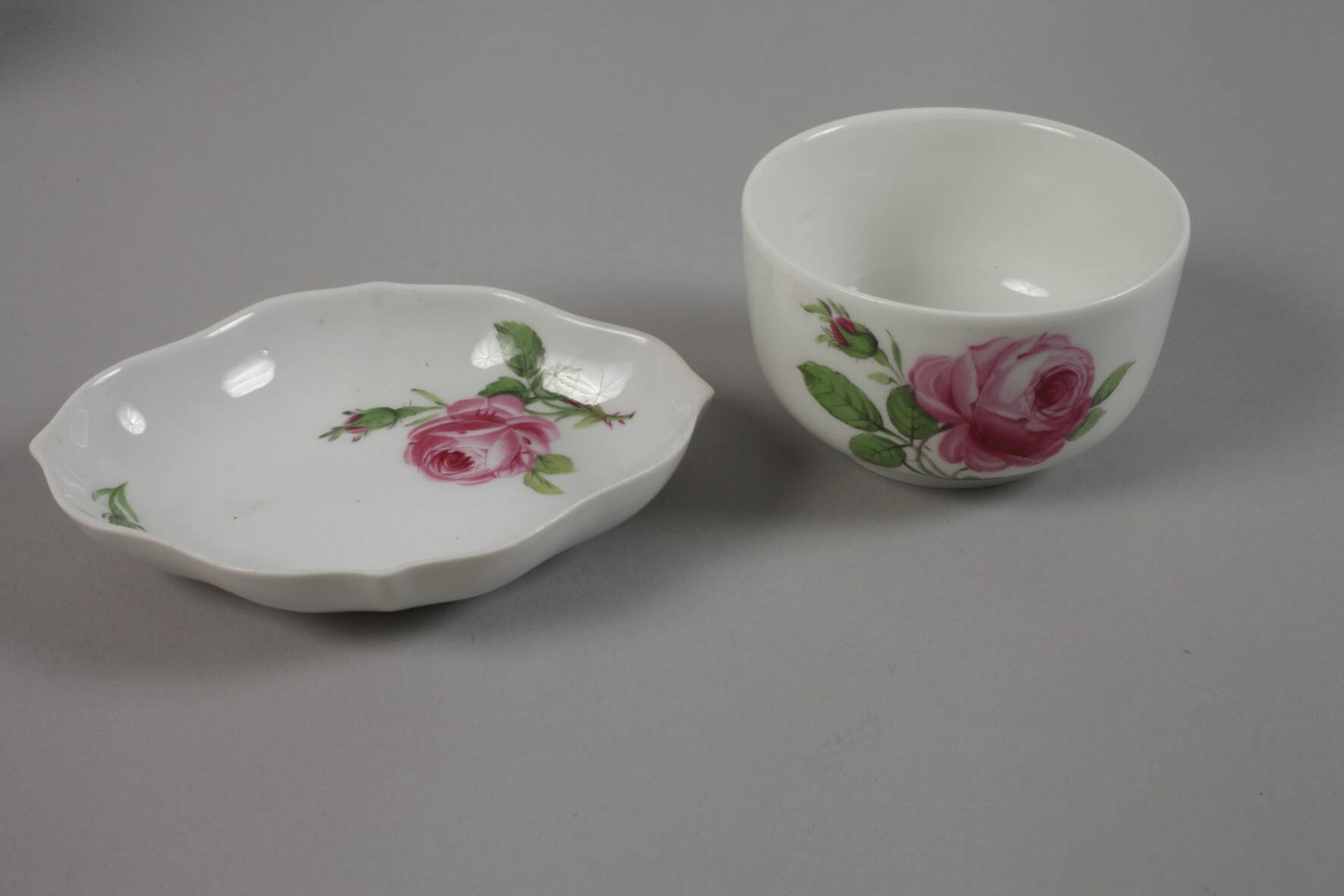 Meissen Mokka-Restservice "Rote Rose" - Bild 5 aus 8