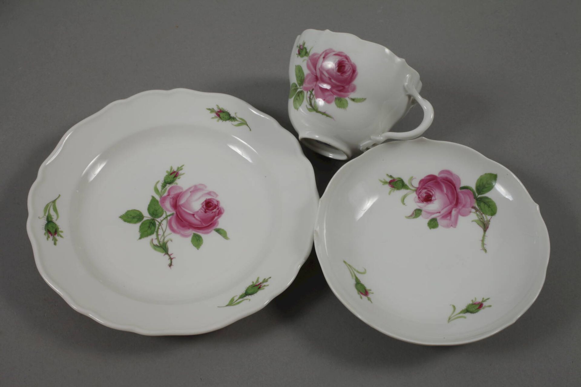 Meissen Kaffeeservice "Rote Rose" - Bild 3 aus 7