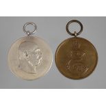 Zwei Medaillen Sachsen Altenburg